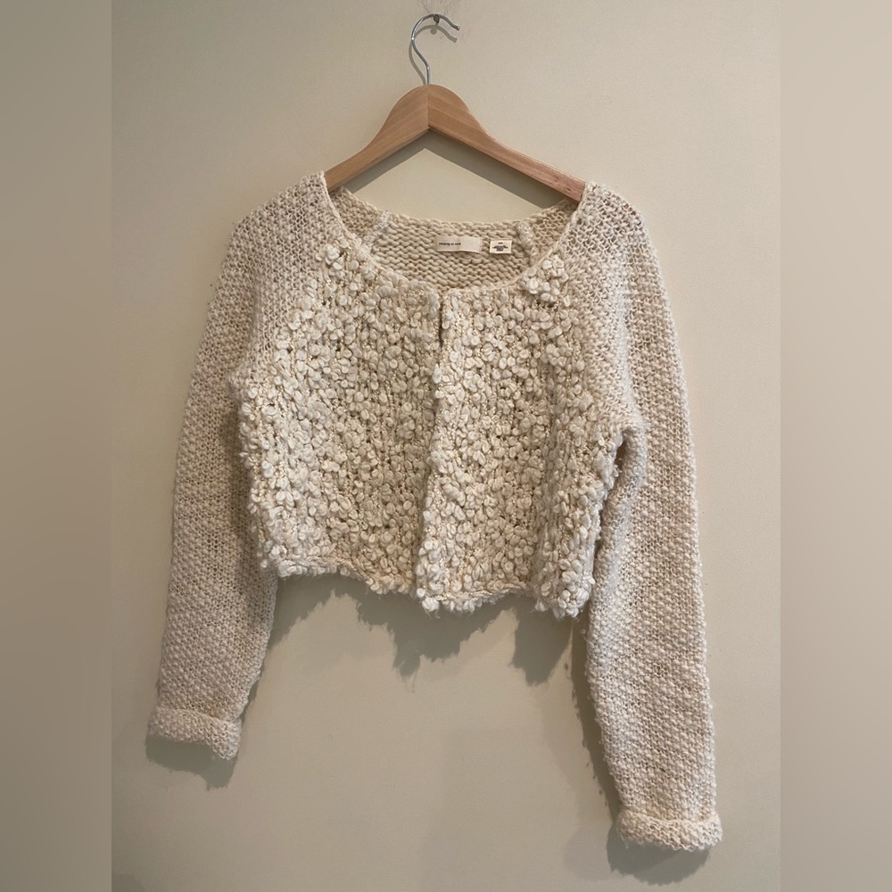 Anthropologie Sleeping on Snow Sweater